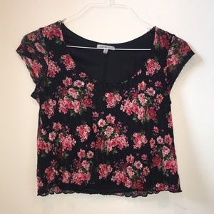 Floral crop top